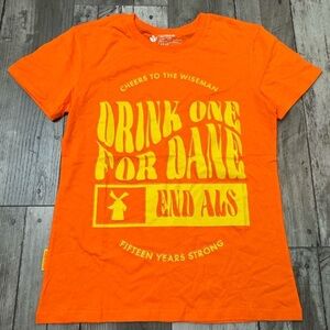 Dutch Bros Coffee Shirt Womens Orange Employee Uniform Lg XL NEW Drink O…